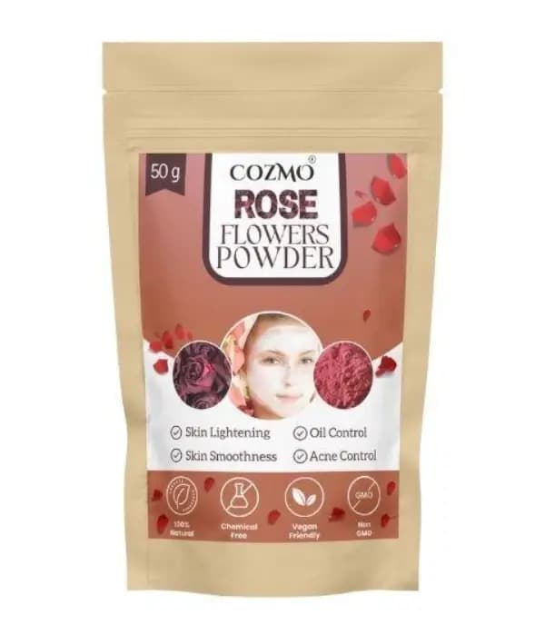 Rose Flowers Powder, Natural Rose Face Pack