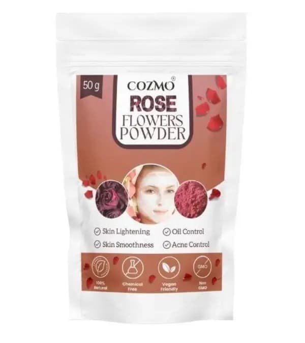 Rose Flowers Powder, Natural Rose Face Pack